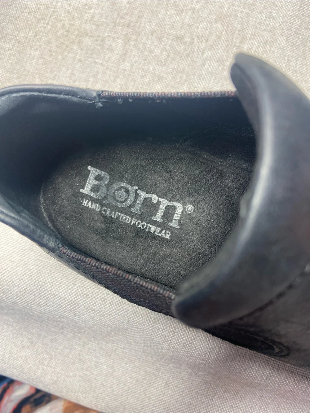 Born Black Leather Slip-On Ankle Shoes
Size 8. - Picture 9 of 9